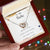 To My Bestie No Matter What We Do Interlocking Hearts Necklace