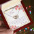 To My Wonderful Mom - For All The Special Little Thing You Do Interlocking Hearts Necklace
