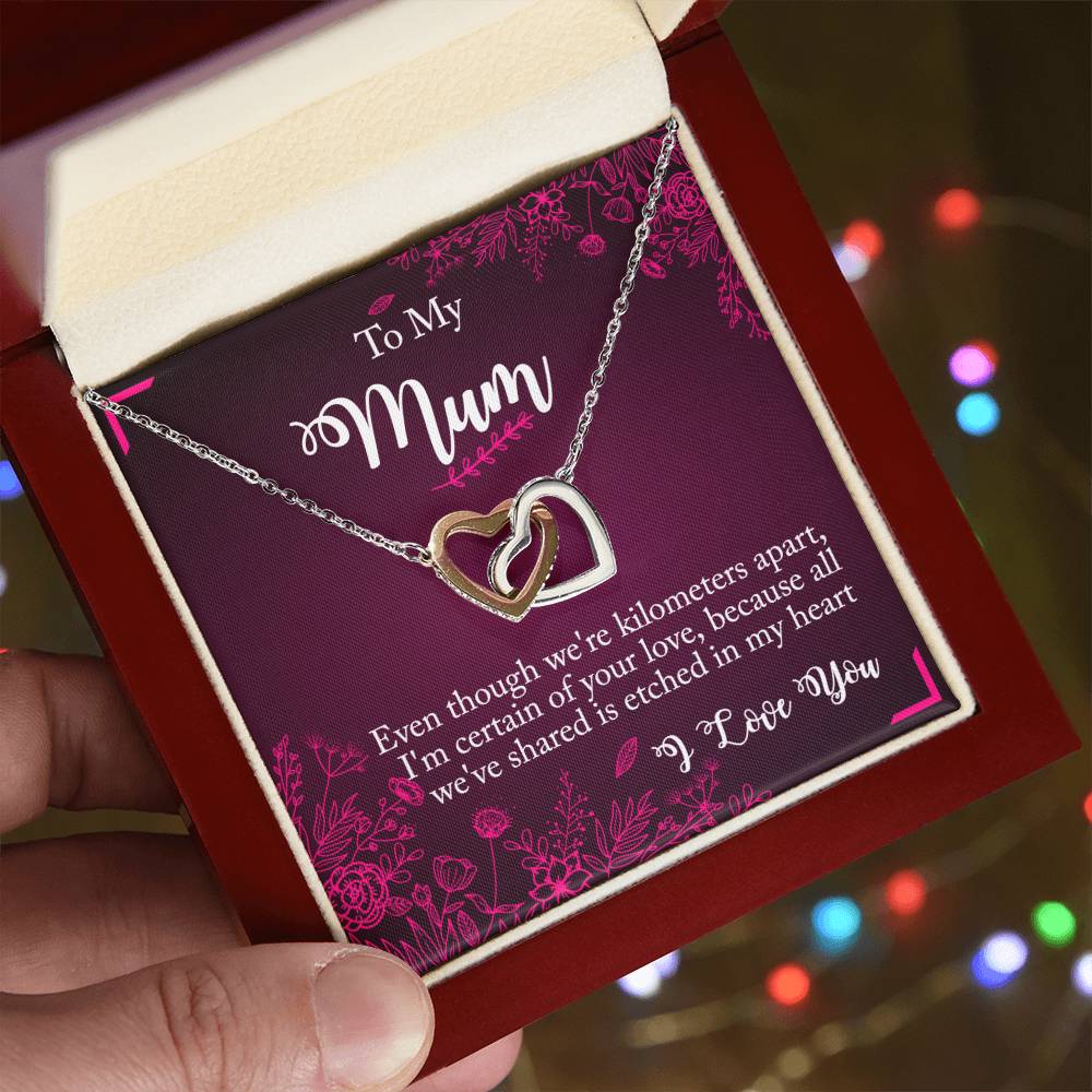 Sdgsga Interlocking Hearts Necklace