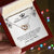 To My Badass Daughter Necklace From Mom Interlocking Hearts Necklace
