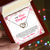 To My Dear Daughter Gift From Mother Interlocking Hearts Necklace