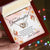 To My Granddaughter From Grandpa - I Can'T Promise To Be Here Interlocking Hearts Necklace