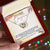 To My Daughter - Interlocking Hearts Necklace - D05
