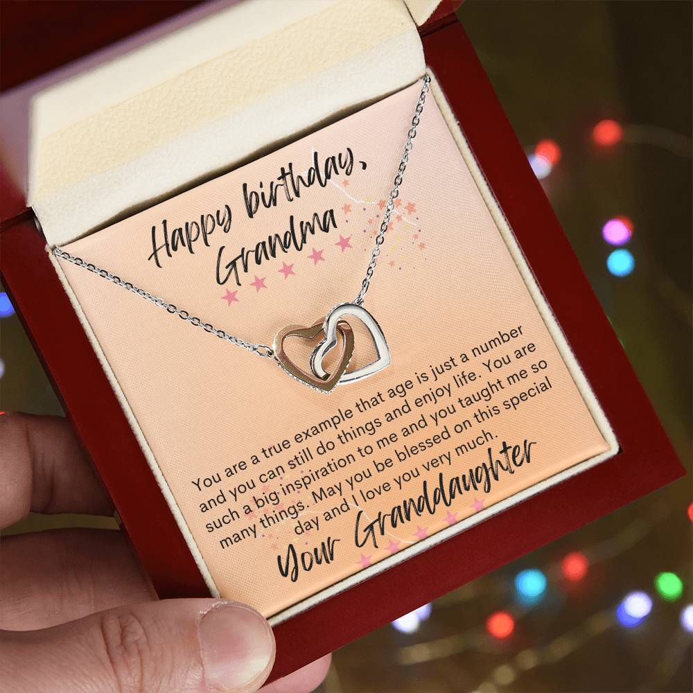 A Beautiful Birthday Gift For Grandma - The Stunning Interlocking Hearts Necklace