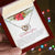 To My Granddaughter Interlocking Hearts Necklace