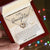 To My Daughter You Will Never Outgrow My Heart Interlocking Hearts Necklace