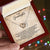 To My Granddaughter - Love Nana - Interlocking Heart Necklace Interlocking Hearts Necklace