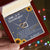 To My Granddaughter Interlocking Hearts Necklace Message Card