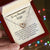 To My Wife -Love Necklace - Gift Interlocking Hearts Necklace