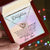 To My Daughter - Unique Interlocking Hearts Binding Necklace Gift Set Interlocking Hearts Necklace