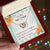To My Best Friend - I Laugh A Little Harder Interlocking Heart Gift Neckalce Interlocking Hearts Necklace