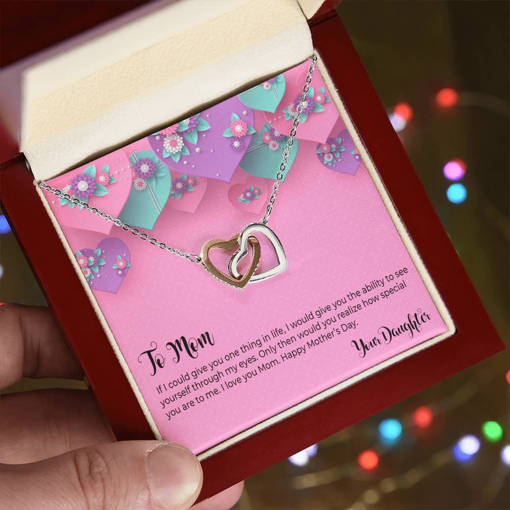 Give Your Mother The Necklace She Will Always Remember Interlocking Hearts Necklace