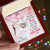 To My Wife Interlocking Hearts Necklace