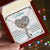 Love Always Comes From The Heart - To My Daughter Luxe Interlocking Heart Necklace Gift Set Interlocking Hearts Necklace