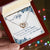 To My Wife Interlocking Hearts Necklace Message Card