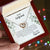 To My Girlfriend - I'Ll Always Love You Necklace Interlocking Hearts Necklace