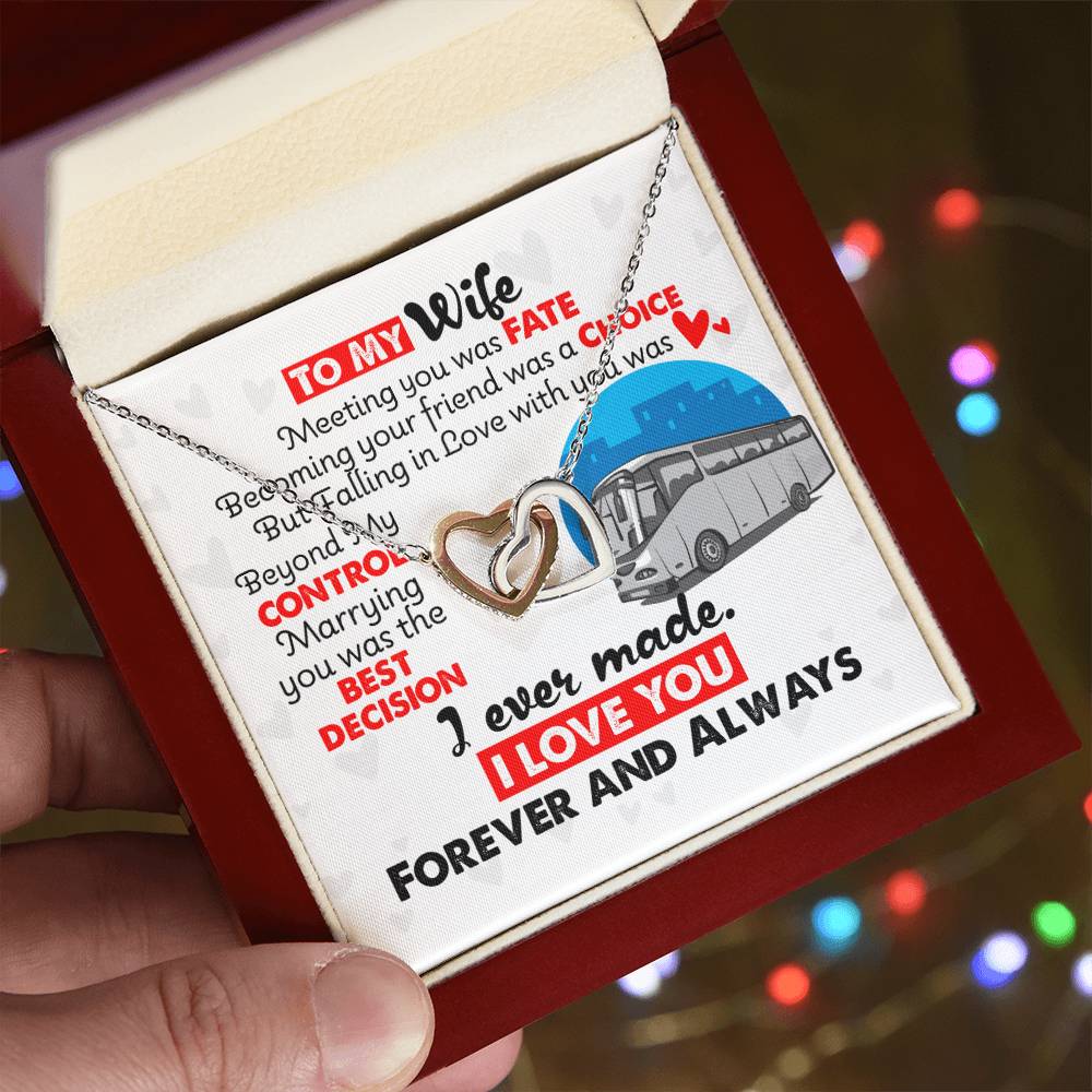 Bus Driver'S Wife - Interlocking Heart Necklace Interlocking Hearts Necklace