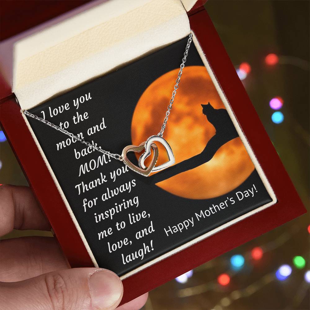Interlocking Hearts - Mother'S Day Necklace Interlocking Hearts Necklace