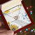 To My Granddaughter Interlocking Hearts Necklace Message Card