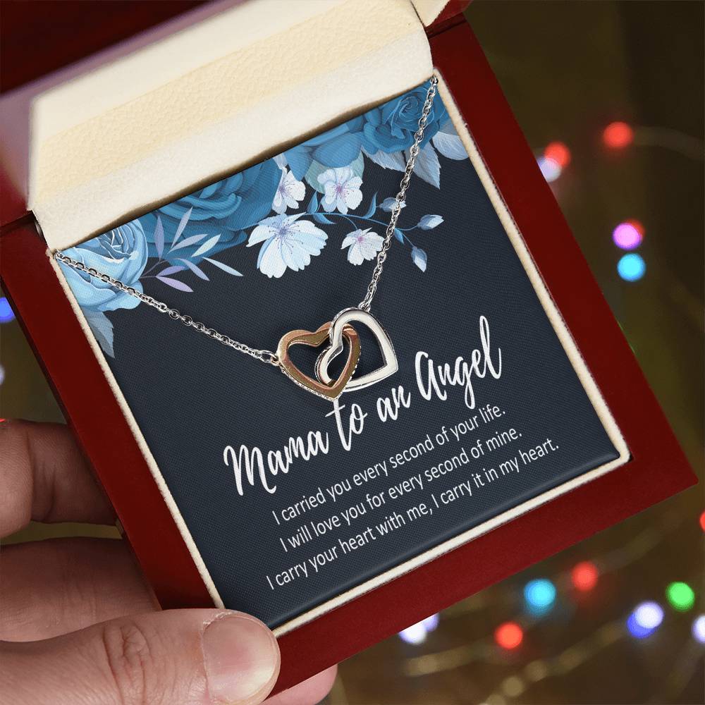 Miscarriage Necklace Gift For Moms Interlocking Hearts Necklace