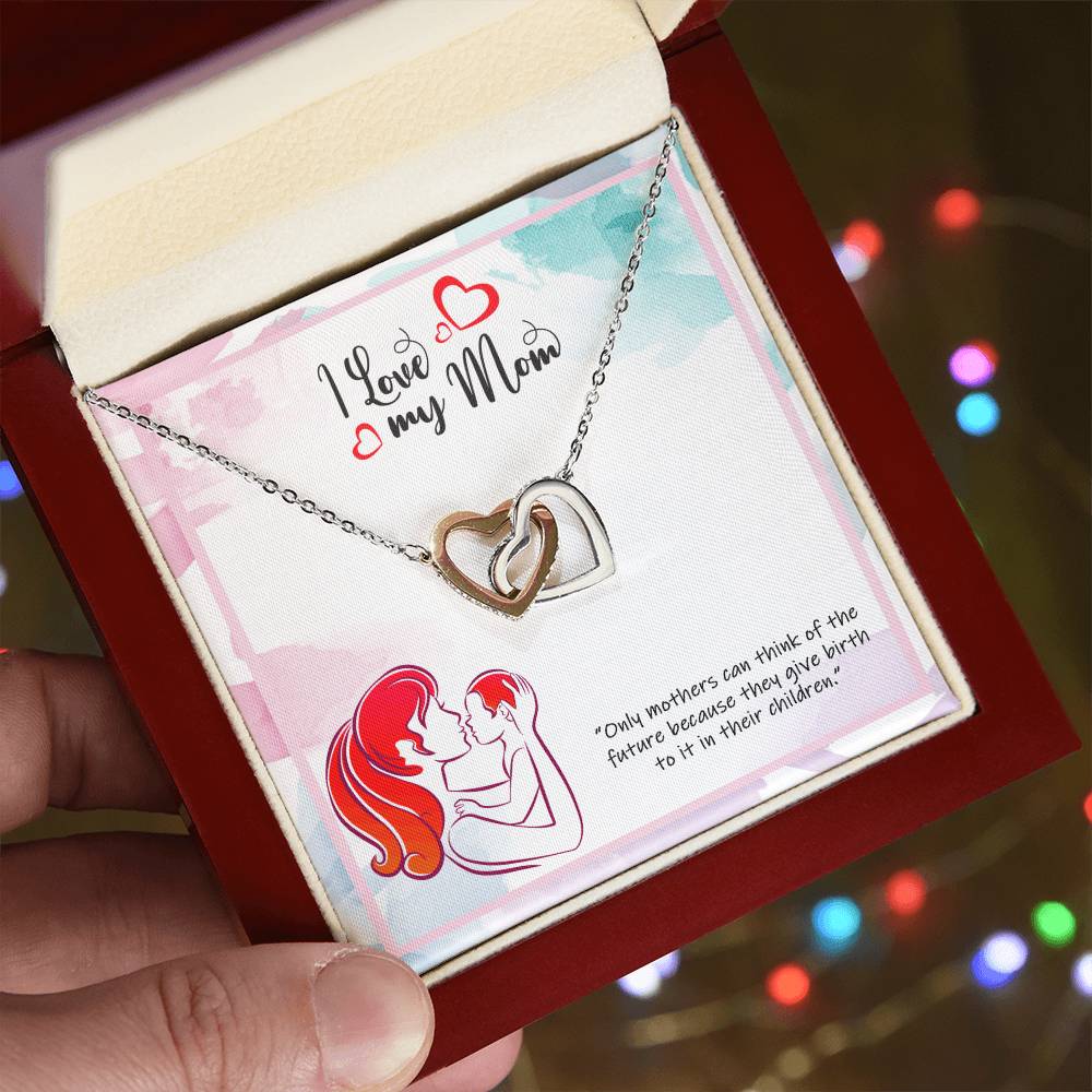 Wishing You Happy Mother'S Day - Necklace Interlocking Hearts Necklace