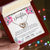 To My Daughter Interlocking Hearts Necklace