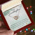 To My Granddaughter Interlocking Hearts Necklace Message Card