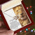 To My Daughter - This Old Lion Will Always Have Your Back Interlocking Hearts Necklace