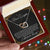 To My Bonus Daughter Family Isn'T Always Blood Interlocking Hearts Necklace