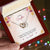 To My Daughter From Dad Interlocking Hearts Necklace