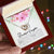 To My Granddaughter - Braver Stronger Smarter - Necklace Interlocking Hearts Necklace