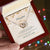 Interlocking Heart Necklace To Your Daughter – From Mom & Dad With Love – Jewelry Gift B1D5T2 Interlocking Hearts Necklace