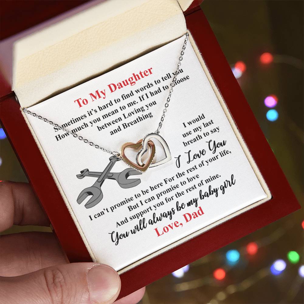 Mechanic'S Daughter - Interlocking Heart Necklace Interlocking Hearts Necklace