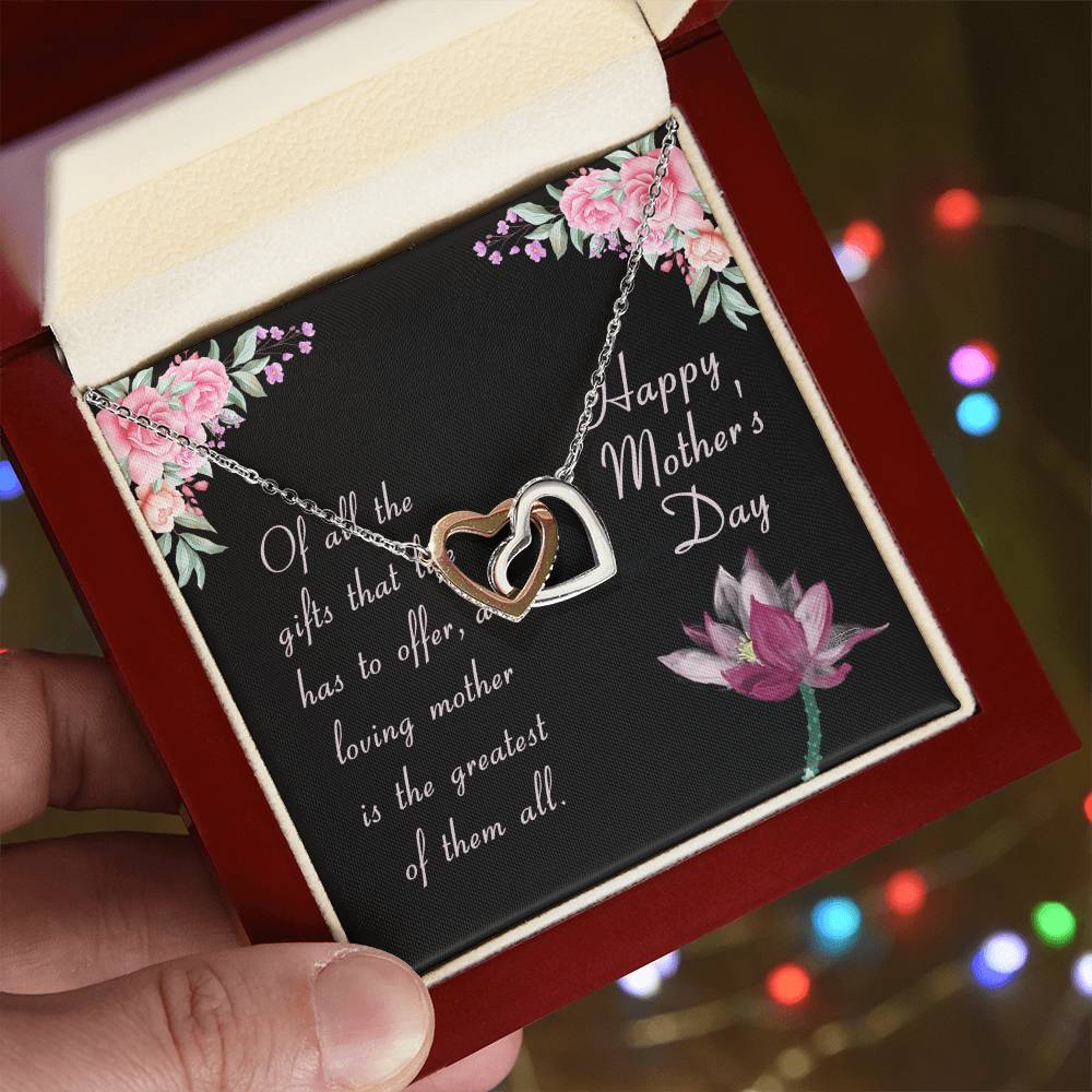 Of All The Gifts - Interlocked Hearts Interlocking Hearts Necklace