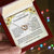 To My Granddaughter Always Remember This - Interlocking Hearts Necklace