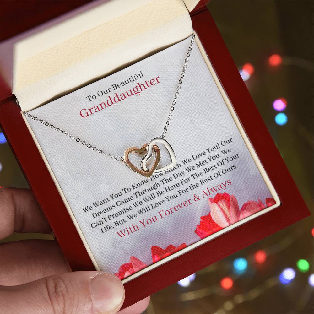 The Perfect Gift For Your Granddaughter. Interlocking Hearts Necklace