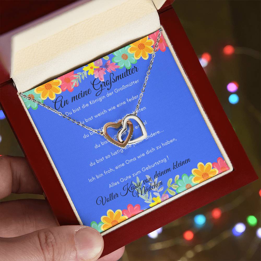 Großmutter Deiner Enkelin3 Interlocking Hearts Necklace