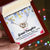 To My Granddaughter - Together Forever Necklace Interlocking Hearts Necklace