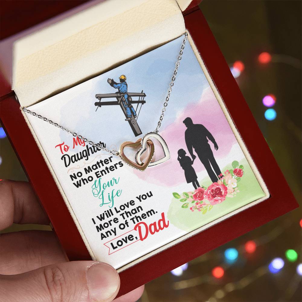 Lineman'S Daughter - Interlocking Heart Necklace Interlocking Hearts Necklace