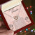 To My Daughter I Close My Eyes For A Moment Interlocking Hearts Necklace