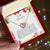 To My Daughter I Close My Eyes For A Moment - Floral Interlocking Hearts Necklace