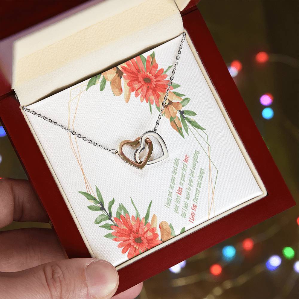 To My Future Wife Necklace Interlocking Hearts Necklace