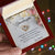 To My Granddaughter Interlocking Hearts Necklace