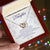 To My Daughter - You Will Always Be My Baby Girl Interlocking Hearts Necklace