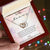 To My Mommy I May Just Be A Bump - Pink Interlocking Hearts Necklace