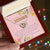 Mama To Be Interlocking Hearts Necklace Pink Floral Baby Shower