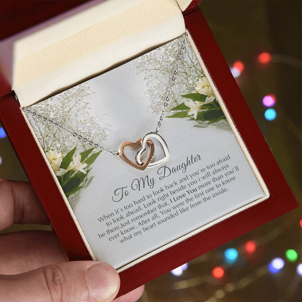 Interlocking Heart Necklace For Daughter Interlocking Hearts Necklace