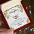 To My Daughter - I Love You So Much Necklace Interlocking Hearts Necklace