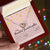 To My Beautiful Granddaughter - Interlocking Hearts Necklace [Soq4-26]