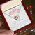Best Friends Sister Interlocking Hearts Necklace Birthday Message Card Gift